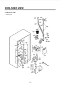 Part Location Diagram of 4510JA3003A LG Lever,Ice Maker