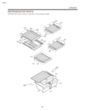 Part Location Diagram of 5027JJ1003A LG Shelf Assembly,Refrigerator