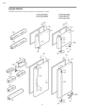 Part Location Diagram of 5004JJ1025A LG Refrigerator Door Bin