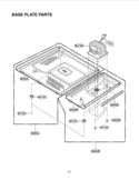 Part Location Diagram of 3302W1A034A LG Plate,Base
