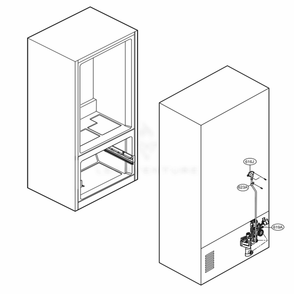 Valve And Water Tube Parts Diagram and Parts List for LMWS27626S ASTCNA0 LG Refrigerator