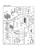 Dehumidifier Exploded View 3 Diagram and Parts List for BHD-651 TD651ELE0 LG Dehumidifier