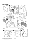 Air Conditioner Exploded View 1 Diagram and Parts List for LT0810C  LG Air Conditioner
