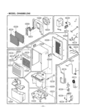 Dehumidifier Exploded View 3 Diagram and Parts List for LD65EL  LG Dehumidifier