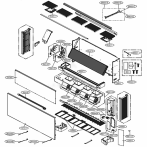 Part Location Diagram of MGC30240501 LG PANEL,FRONT