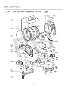 Diagram 4 Diagram and Parts List for 48231014465  LG Washer