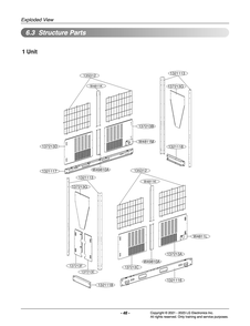Diagram 3 Diagram and Parts List for ZCHH017HDGC ABEAAAU LG Air Conditioner