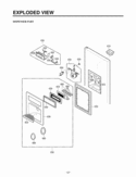 DISPENSER PART EXPLODED VIEW Diagram and Parts List for LRSC21934SW  LG Refrigerator