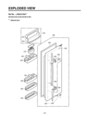 REFRIGERATOR DOOR PART  EXPLODED VIEW Diagram and Parts List for LRSC21934SB  LG Refrigerator