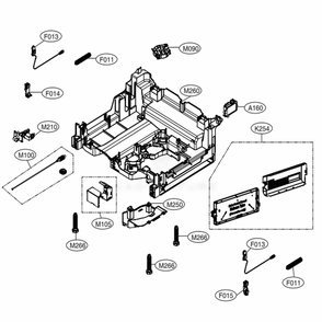 Base Assembly Diagram and Parts List for LDT7797BD ABDEEUS LG Dishwasher