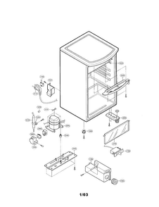 Part Location Diagram of 4775JA3010C LG HINGE Assembly,U