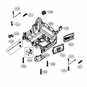 Base Assembly Diagram and Parts List for 14305 ASSESEU LG Dishwasher