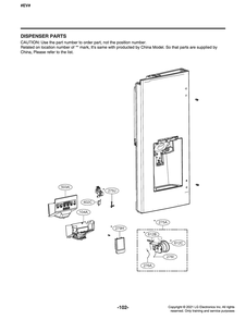 Part Location Diagram of ACQ91482449 LG COVER ASSEMBLY,DISPLAY