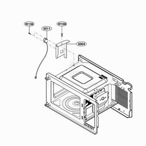 Sensor Parts Diagram and Parts List for 79159 CBKESEA LG Range