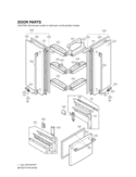 Part Location Diagram of 3846JD1007E LG Name Plate
