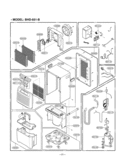 Part Location Diagram of 5421A10009R LG Evaporator Assembly,First
