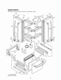 DOOR PARTS Diagram and Parts List for LRFD25850TT  LG Refrigerator