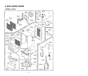 EXPLODED VIEWS Diagram and Parts List for LHD30EL  LG Dehumidifier