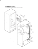 ICE & MAKER PARTS Diagram and Parts List for LRFD21855ST ASTCLGA LG Refrigerator