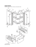 Part Location Diagram of 3651JA2269M LG Handle Assembly,Refrigerator