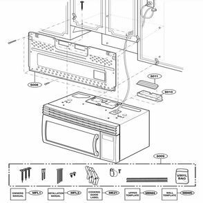 Part Location Diagram of 4922W5A072A LG CARD,TEMPLATE