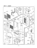 Dehumidifier Exploded View 1 Diagram and Parts List for LHD65EL TD651EHE1 LG Dehumidifier