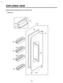 REFRIGERATOR DOOR PART   EXPLODED VIEW Diagram and Parts List for LRSC26915SW  LG Refrigerator