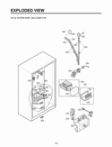 ICE & WATER PART  EXPLODED VIEW Diagram and Parts List for LRSC26915SW  LG Refrigerator