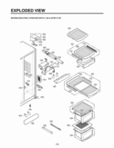REFRIGERATOR COMPARTMENT  EXPLODED VIEW Diagram and Parts List for LRSC26915TT  LG Refrigerator