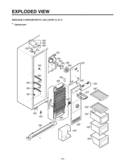 FREEZER COMPARTMENT  S Diagram and Parts List for LRSC26940ST  LG Refrigerator