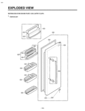 REFRIGERATOR DOOR PART   EXPLODED VIEW Diagram and Parts List for LRSC26941ST  LG Refrigerator