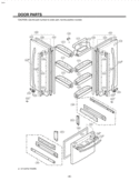 DOOR PARTS Diagram and Parts List for LRFC22750ST  LG Refrigerator