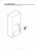 ICE & WATER PARTS Diagram and Parts List for LRFC22750ST  LG Refrigerator