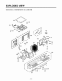MECHANICAL COMPARTMENT  EXPLODED VIEW Diagram and Parts List for LRSC26923SW GR-L267BVRA LG Refrigerator