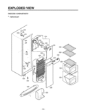 FREEZER COMPARTMENT  EXPLODED VIEW Diagram and Parts List for LRSC21935SB  LG Refrigerator