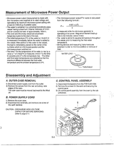 Service Information Page 3 Diagram and Parts List for MA-1273M  LG Microwave
