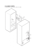 ICE & MAKER PARTS Diagram and Parts List for LRFC25750TT ATICLGA LG Refrigerator