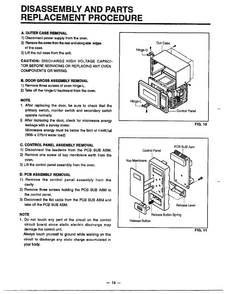 Disassembly/parts Replacement Diagram and Parts List for MA-880MW  LG Microwave