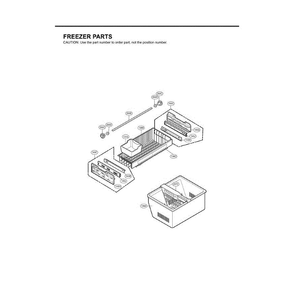 Section 6 Diagram and Parts List for LFX25980ST ASTCLGA LG Refrigerator