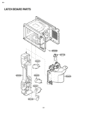 LATCH BOARD PARTS Diagram and Parts List for LTRM1240SW LTRM1240SW/01 LG Microwave