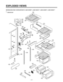 REFRIGERATOR COMPARTMENT      EXPLODED VIEWS Diagram and Parts List for LRSC26944SW  LG Refrigerator