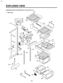REFRIGERATOR COMPARTMENT   EXPLODED VIEW Diagram and Parts List for LRSC26930TT  LG Refrigerator