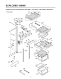 REFRIGERATOR COMPARTMENT      EXPLODED VIEWS Diagram and Parts List for LRSC26922TT  LG Refrigerator