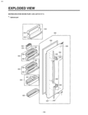 REFRIGERATOR DOOR PART   EXPLODED VIEW Diagram and Parts List for LRSC26944TT  LG Refrigerator