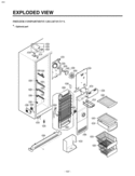 FREEZER COMPARTMENT   EXPLODED VIEW Diagram and Parts List for LRSC26944TT  LG Refrigerator