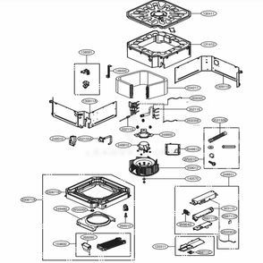 Tr/Tq - Plasma Model Diagram and Parts List for ARNU12GTRC2 ENWALEU LG Air Conditioner