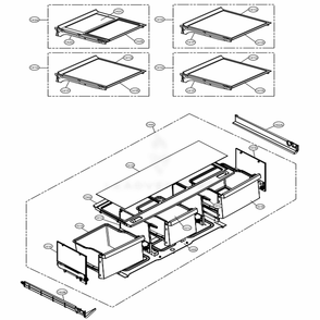 Refrigerator Parts Diagram and Parts List for LMXC23746S ASTCNA2 LG Refrigerator