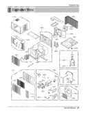 Service Manual  Exploded View Exploded View Diagram and Parts List for LWHD2400HR LWX243NGMM0 LG Air Conditioner