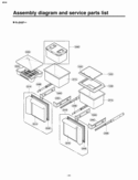 Part Location Diagram of 4974JA1095B LG Guide,Drawer