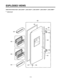 FREEZER DOOR PART       EXPLODED VIEWS Diagram and Parts List for LRSC26920SB  LG Refrigerator